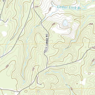 United States Geological Survey Oakhurst, TX (2022, 24000-Scale) digital map