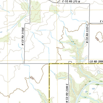 United States Geological Survey Oakland, IL (2021, 24000-Scale) digital map
