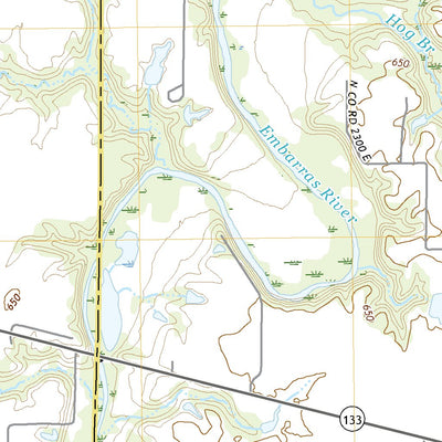 United States Geological Survey Oakland, IL (2021, 24000-Scale) digital map