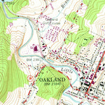United States Geological Survey Oakland, MD-WV (1948, 24000-Scale) digital map