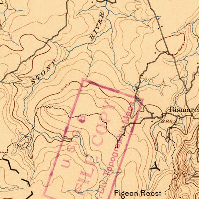 United States Geological Survey Oakland, WV-MD (1895, 125000-Scale) digital map