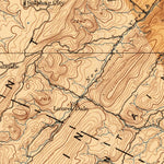 United States Geological Survey Oakland, WV-MD (1895, 125000-Scale) digital map