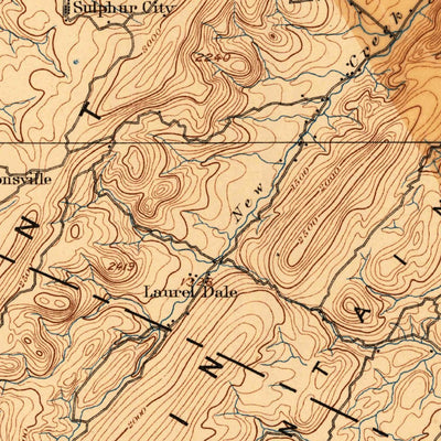 United States Geological Survey Oakland, WV-MD (1895, 125000-Scale) digital map