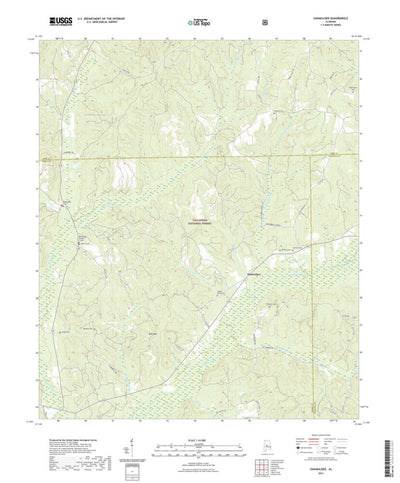 United States Geological Survey Oakmulgee, AL (2021, 24000-Scale) digital map