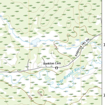 United States Geological Survey Oaks Corner, MN (2022, 24000-Scale) digital map