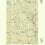 United States Geological Survey Oaksdale, WA-ID (1903, 125000-Scale) digital map