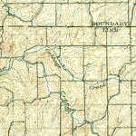 United States Geological Survey Oaksdale, WA-ID (1903, 125000-Scale) digital map