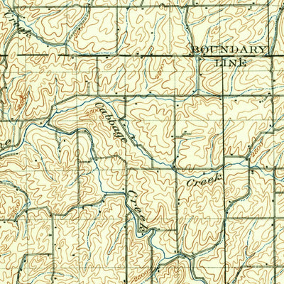 United States Geological Survey Oaksdale, WA-ID (1903, 125000-Scale) digital map