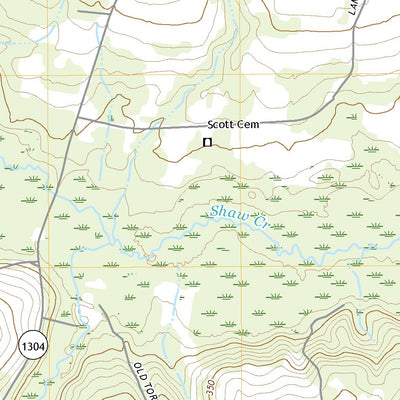 United States Geological Survey Oakwood, SC (2020, 24000-Scale) digital map