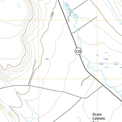 United States Geological Survey Ocate, NM (2020, 24000-Scale) digital map