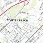 United States Geological Survey Ocean Forest, SC (2020, 24000-Scale) digital map