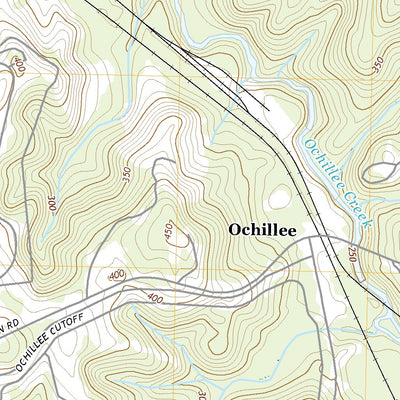 United States Geological Survey Ochillee, GA (2020, 24000-Scale) digital map