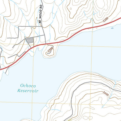 United States Geological Survey Ochoco Reservoir, OR (2020, 24000-Scale) digital map