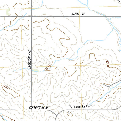 United States Geological Survey Odebolt East, IA (2022, 24000-Scale) digital map