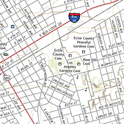 United States Geological Survey Odessa SE, TX (2022, 24000-Scale) digital map