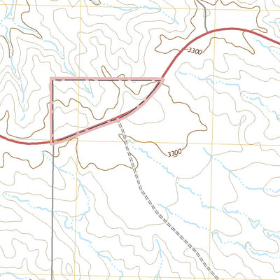 United States Geological Survey Oelrichs NE, SD (2021, 24000-Scale) digital map
