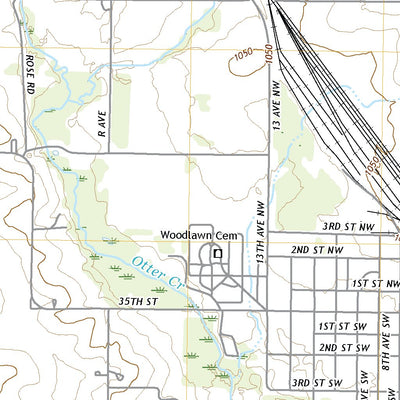 United States Geological Survey Oelwein, IA (2022, 24000-Scale) digital map