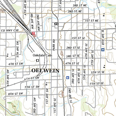 United States Geological Survey Oelwein, IA (2022, 24000-Scale) digital map