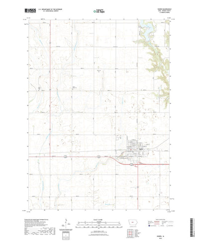 United States Geological Survey Ogden, IA (2022, 24000-Scale) digital map