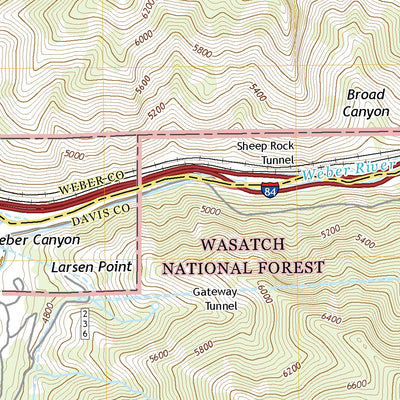 United States Geological Survey Ogden, UT (2020, 24000-Scale) digital map