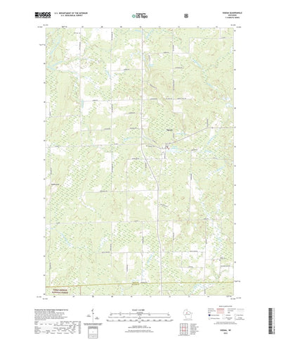 United States Geological Survey Ogema, WI (2022, 24000-Scale) digital map
