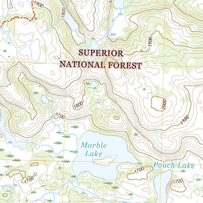 United States Geological Survey Ogishkemuncie Lake, MN (2022, 24000-Scale) digital map