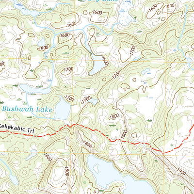 United States Geological Survey Ogishkemuncie Lake, MN (2022, 24000-Scale) digital map