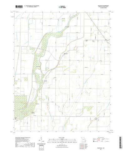United States Geological Survey Oglesville, MO (2021, 24000-Scale) digital map