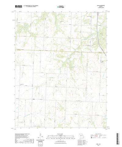United States Geological Survey Ohio, MO (2021, 24000-Scale) digital map