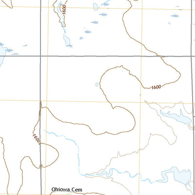 United States Geological Survey Ohiowa, NE (2021, 24000-Scale) digital map