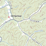 United States Geological Survey Oil Springs, KY (2022, 24000-Scale) digital map