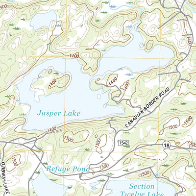 United States Geological Survey Ojibway Lake, MN (2022, 24000-Scale) digital map