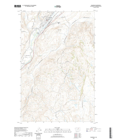 United States Geological Survey Okanogan, WA (2020, 24000-Scale) digital map