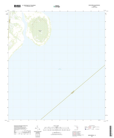 United States Geological Survey Okeechobee SE, FL (2021, 24000-Scale) digital map