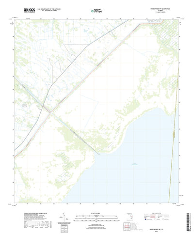 United States Geological Survey Okeechobee SW, FL (2021, 24000-Scale) digital map