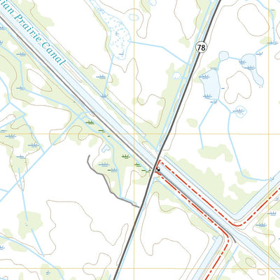United States Geological Survey Okeechobee SW, FL (2021, 24000-Scale) digital map