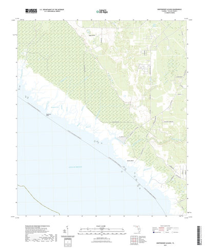 United States Geological Survey Okefenokee Slough, FL (2021, 24000-Scale) digital map
