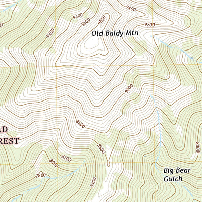 United States Geological Survey Old Baldy Mountain, MT (2020, 24000-Scale) digital map