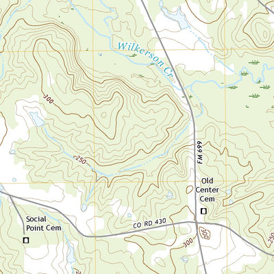 United States Geological Survey Old Center, TX (2022, 24000-Scale) digital map