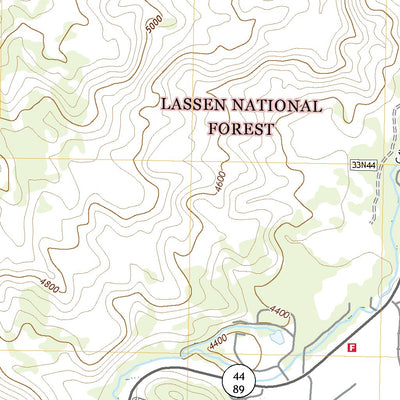 United States Geological Survey Old Station, CA (2021, 24000-Scale) digital map