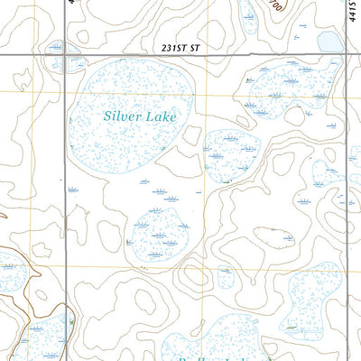 United States Geological Survey Oldham SW, SD (2021, 24000-Scale) digital map