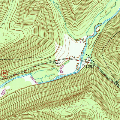 United States Geological Survey Oleona, PA (1947, 24000-Scale) digital map