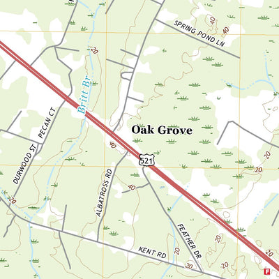 United States Geological Survey Olin, SC (2020, 24000-Scale) digital map