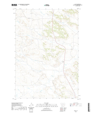 United States Geological Survey Olive, MT (2020, 24000-Scale) digital map