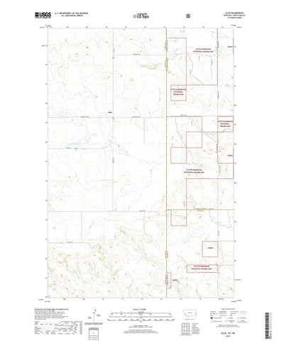 United States Geological Survey Ollie, MT (2020, 24000-Scale) digital map