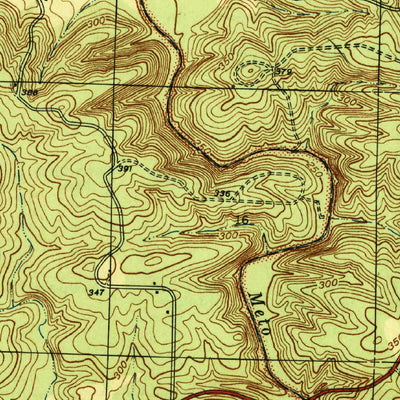 United States Geological Survey Olmstead, AR (1941, 31680-Scale) digital map