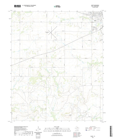 United States Geological Survey Olney, TX (2022, 24000-Scale) digital map