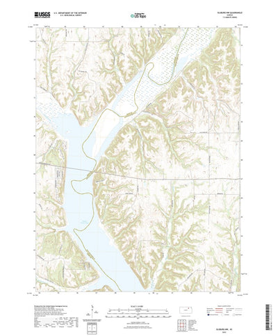 United States Geological Survey Olsburg NW, KS (2022, 24000-Scale) digital map