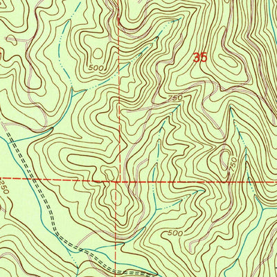 United States Geological Survey Oman Ranch, WA (1949, 24000-Scale) digital map