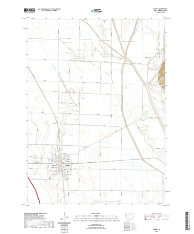 United States Geological Survey Onawa, IA (2022, 24000-Scale) digital map